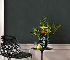Erismann Vliestapete Holzoptik schwarz B/L: ca. 53x1005 cm