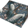 Erismann Vliestapete Pfau blau B/L: ca. 53x1005 cm