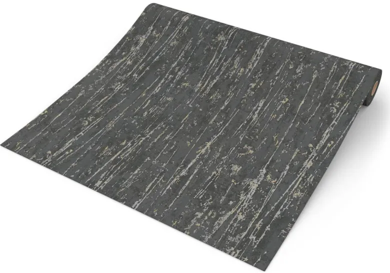 Erismann Vliestapete Struktur schwarz B/L: ca. 53x1005 cm