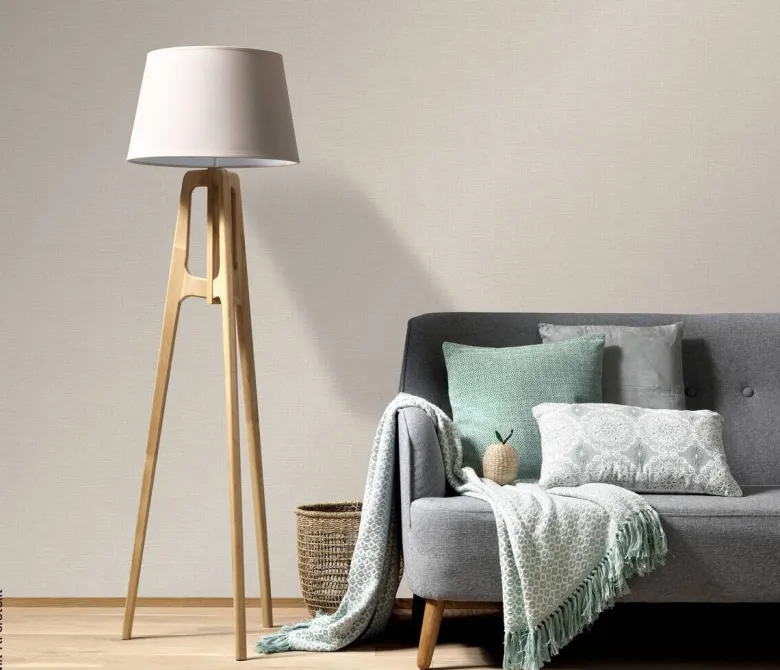 Erismann Vliestapete Textiloptik hellbeige B/L: ca. 53x1005 cm