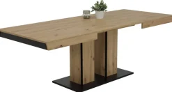 Essgruppe Agnes I grau Eiche Holzwerkstoff B/H/T: ca. 220x76x90 cm