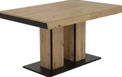 Essgruppe Agnes I grau Eiche Holzwerkstoff B/H/T: ca. 220x76x90 cm