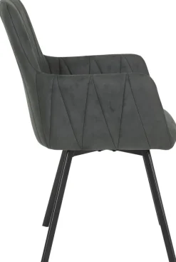 Essgruppe Karina Eiche anthrazit Microfaser B/H/T: ca. 200x76x90 cm