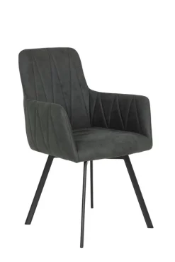 Essgruppe Karina Eiche anthrazit Microfaser B/H/T: ca. 200x76x90 cm