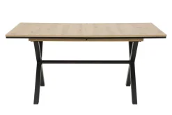 Essgruppe Karina Eiche anthrazit Microfaser B/H/T: ca. 200x76x90 cm