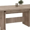 Essgruppe Lia II Eiche anthrazit Microfaser B/H/T: ca. 320x76x90 cm