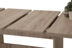 Essgruppe Lia II Eiche anthrazit Microfaser B/H/T: ca. 320x76x90 cm
