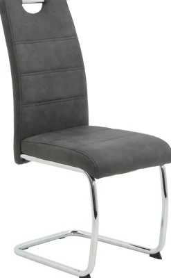 Essgruppe Lia II Eiche anthrazit Microfaser B/H/T: ca. 320x76x90 cm