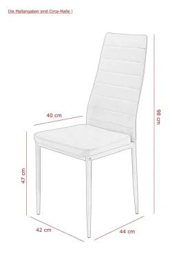 Essgruppe Lilo weiß Beton Holzwerkstoff B/H/T: ca. 138x76x80 cm