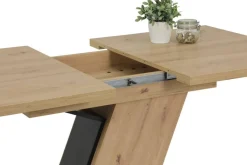 Essgruppe Luise Eiche anthrazit Holzwerkstoff B/H/T: ca. 180x76x90 cm