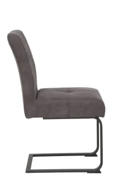 Essgruppe Luise I anthrazit Microfaser B/H/T: ca. 160x76x80 cm