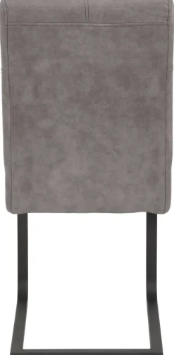 Essgruppe Luise II grau Microfaser B/H/T: ca. 160x76x80 cm