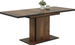 Essgruppe Luise II grau Microfaser B/H/T: ca. 160x76x80 cm