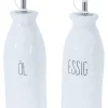 Essig und Öl-Set weiß Porzellan