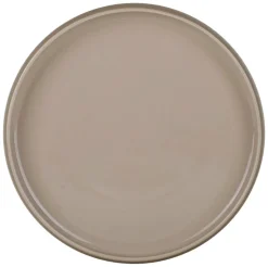 Essteller beige Steinzeug D: ca. 26,3 cm