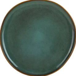 Essteller grün Steinzeug D: ca. 26,6 cm