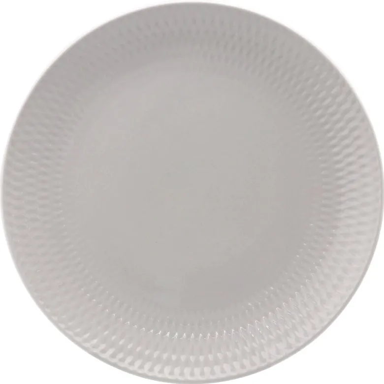 Essteller weiß Porzellan D: ca. 26,5 cm