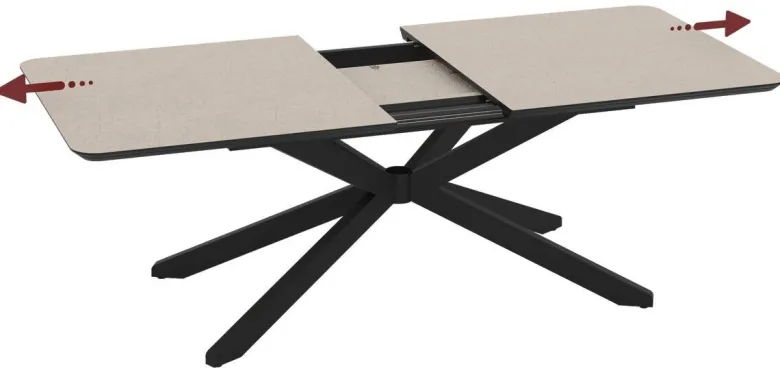 Esstisch Ancona Cashmere B/H/T: ca. 190x75x103 cm