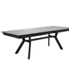 Esstisch Beton schwarz B/H/T: ca. 200x76x100 cm
