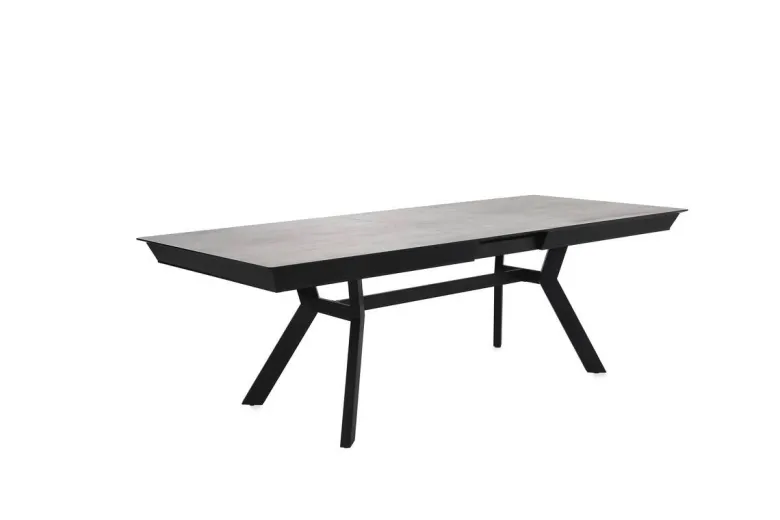 Esstisch Beton schwarz B/H/T: ca. 200x76x100 cm