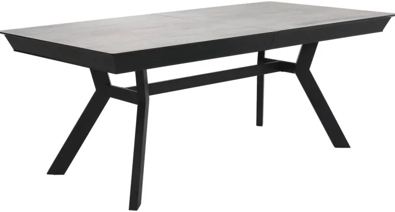 Esstisch Beton schwarz B/H/T: ca. 200x76x100 cm