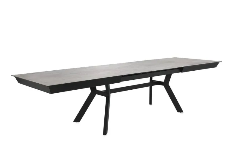 Esstisch Beton schwarz B/H/T: ca. 200x76x100 cm