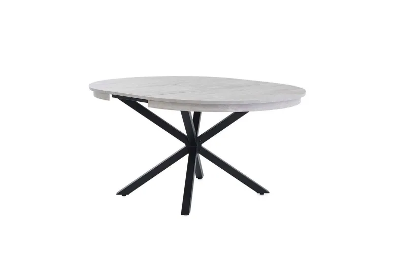 Esstisch Beton schwarz B/H/T: ca. 120x77x120 cm
