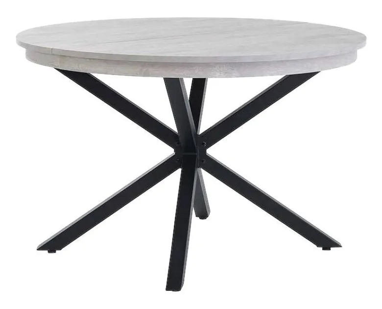 Esstisch Beton schwarz B/H/T: ca. 120x77x120 cm