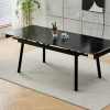 Esstisch Bilbao anthrazit Keramik Optik B/H/T: ca. 150x75x90 cm