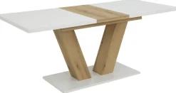 Esstisch Hamm weiß Eiche B/H/T: ca. 180x76x90 cm