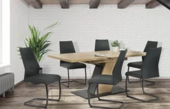 Esstisch JEANETTE Eiche Artisan Nachbildung B/H/T: ca. 140x76x90 cm