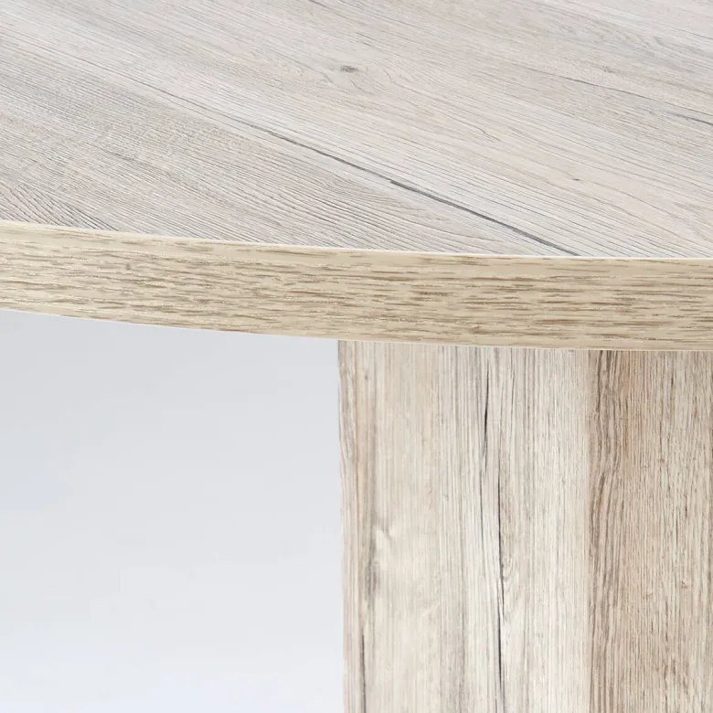 Esstisch Leo Eiche Sherwood Nachbildung B/H/T/D: ca. 85x75x85x85 cm