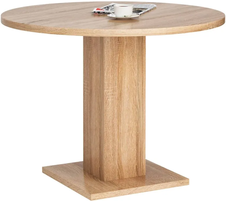 Esstisch Leo Eiche Sonoma Nachbildung B/H/T/D: ca. 100x75x100x100 cm