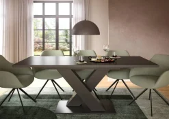 Esstisch Motion grau B/H/T: ca. 150x76x80 cm