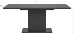 Esstisch MOTION grau B/H/T: ca. 150x76x90 cm