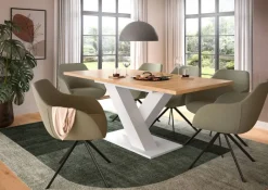 Esstisch MOTION weiß Artisan Nachbildung B/H/T: ca. 150x76x90 cm