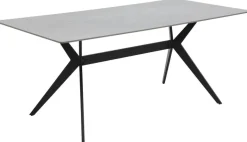 Esstisch Paccino I grau Marmor Optik B/H/T: ca. 180x76x90 cm