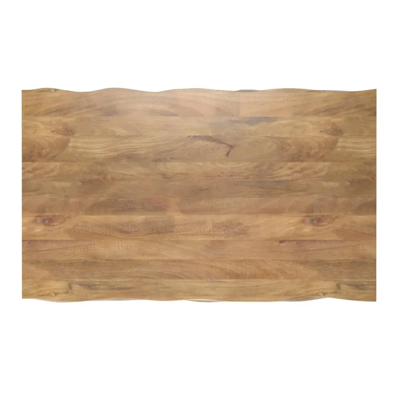 Esstisch Valencia natur schwarz B/H/T: ca. 180x76x90 cm