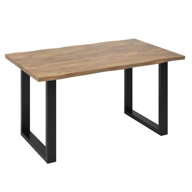 Esstisch Valencia natur schwarz B/H/T: ca. 180x76x90 cm