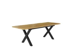 Esstisch Wildeiche Nachbildung B/H/T: ca. 180x77x90 cm