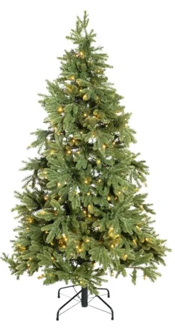 Evergreen Weihnachtsbaum Roswell Kiefer grün PVC H/D: ca. 210x122 cm