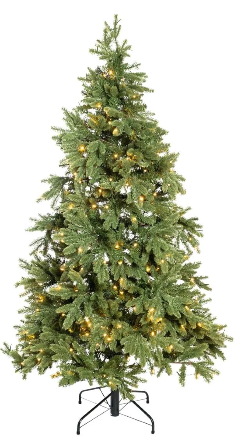 Evergreen Weihnachtsbaum Roswell Kiefer grün PVC H/D: ca. 210x122 cm