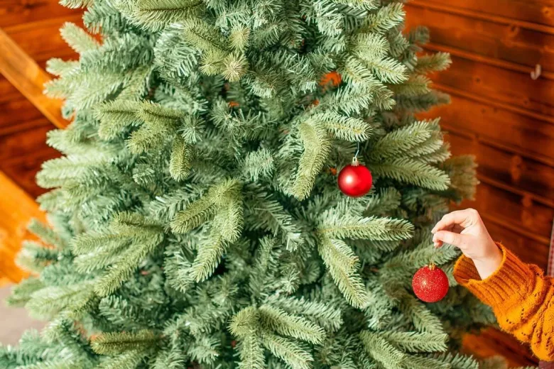 Evergreen Weihnachtsbaum Vermont Fichte grün PVC H/D: ca. 180x129 cm