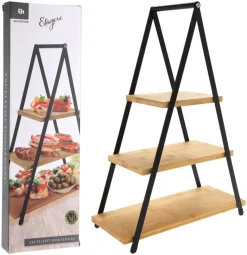 Excellent Houseware Etagere natur Bambus