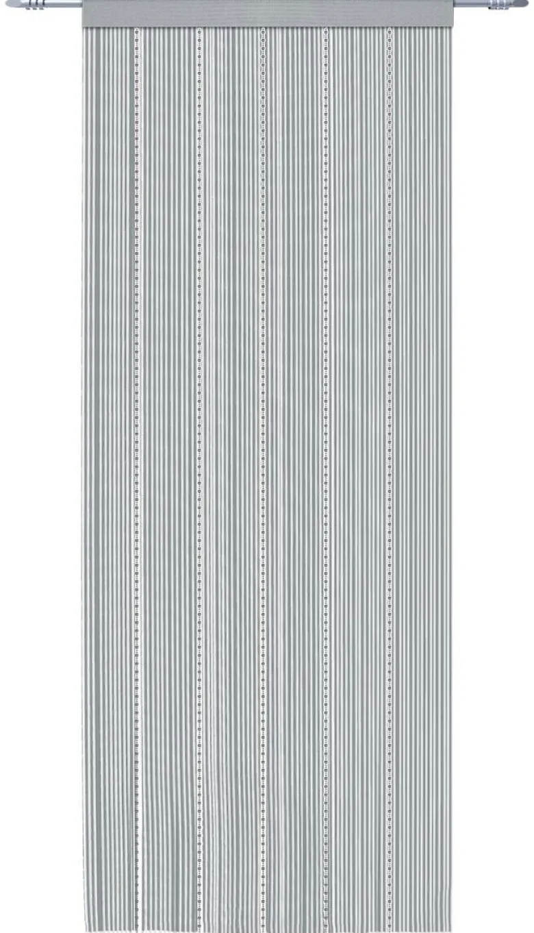 Fadenvorhang Perle silber B/L: ca. 90x245 cm