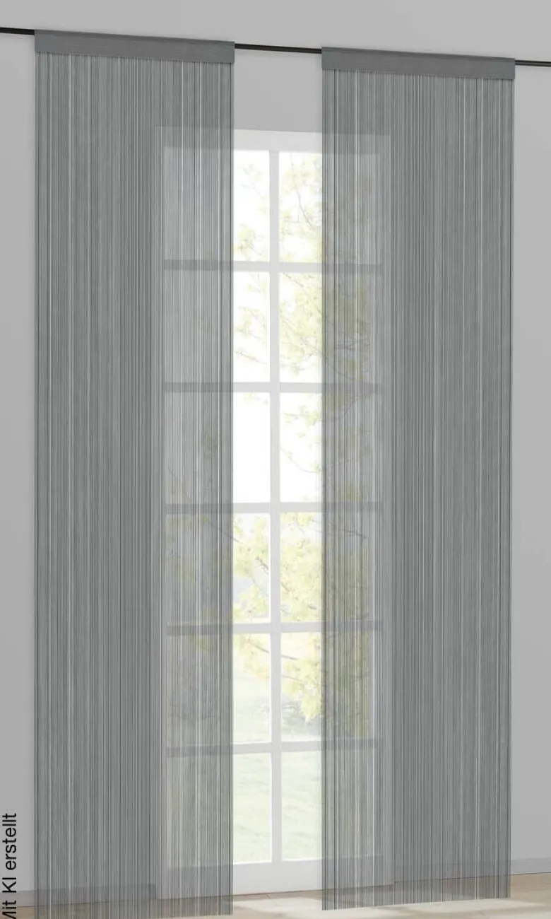 Fadenvorhang String weiß B/L: ca. 200x245 cm