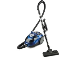 Fakir Bodenstaubsauger BL 150 silber blau Metall Kunststoff B/H/L: ca. 27,5x26x41 cm