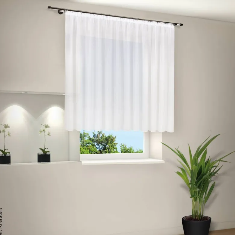 Fertigstore 40940 weiß B/L: ca. 300x150 cm