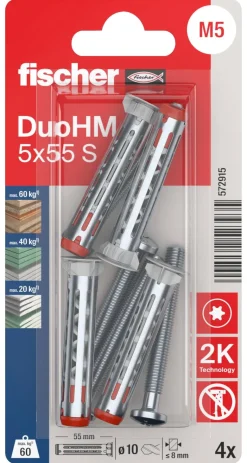 fischer Dübel- und Schraubenset
