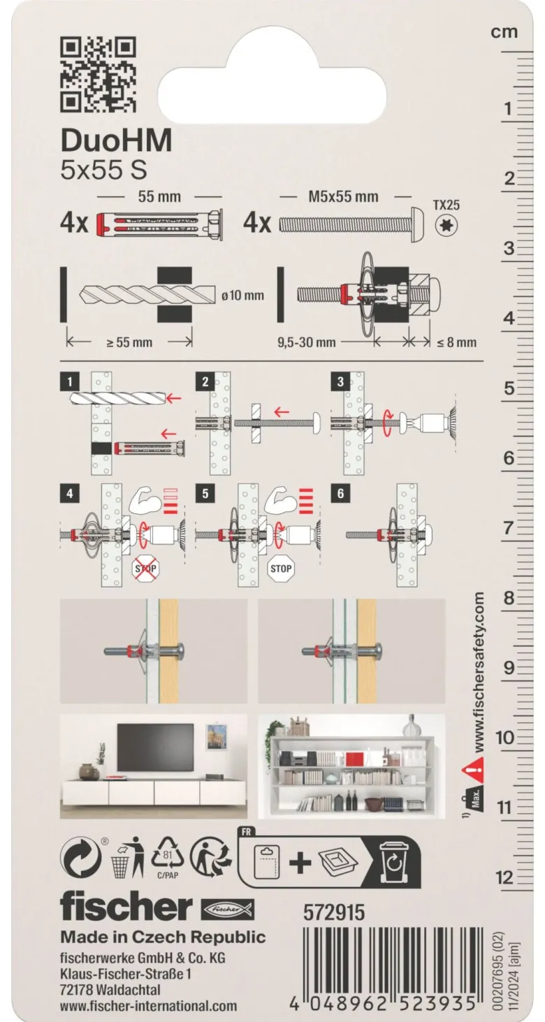 fischer Dübel- und Schraubenset
